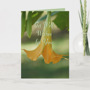 Tarjeta Angel Trumpet Greeting-personalizar en cualquier o