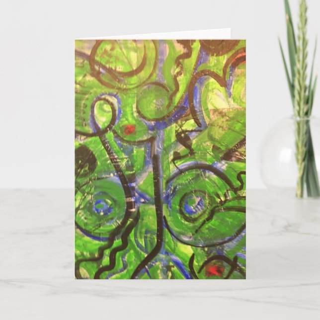 Tarjeta Ángel verde (Anverso)