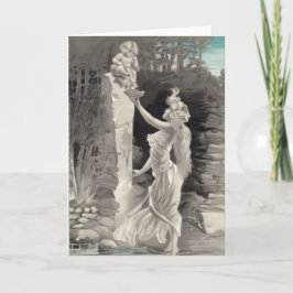 Tarjeta Ángel y diosa de San Valentín