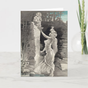 Tarjeta Ángel y Diosa San Valentín 