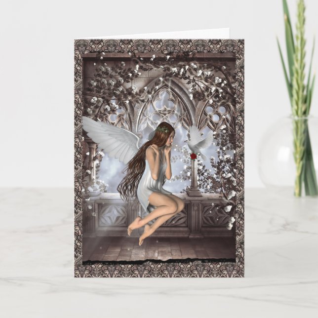 Tarjeta Ángel y su palo (Anverso)