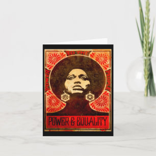 Tarjeta Angela Davis Poster 1971 Pegatina