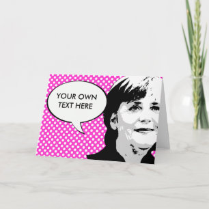 Tarjeta Angela Merkel