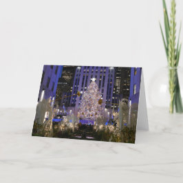 Tarjeta Ángeles y árbol de Navidad del Centro Rockefeller 