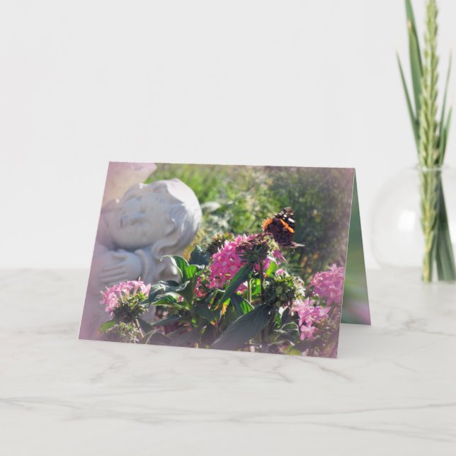 Tarjeta Ángeles y milagros para tu cumpleaños (Anverso)