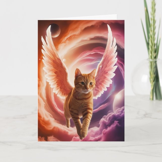 Tarjeta Angelic Tabby (Anverso)