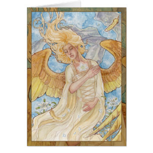 Tarjeta angelical de Vision