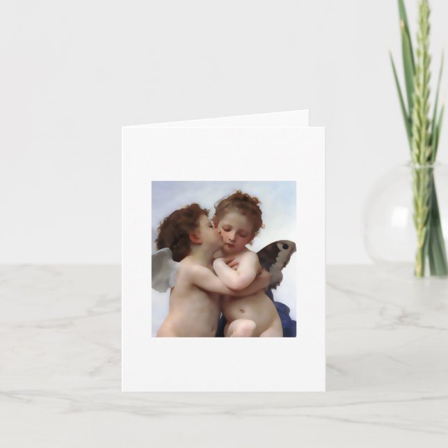Tarjeta Angels Kiss Notecard (Anverso)