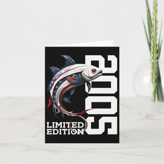 Tarjeta Angler 20th Birthday Fishing Limited Edition 2005 (Anverso)