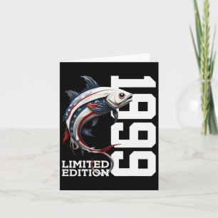 Tarjeta Angler 26th Birthday Fishing Limited Edition 1999