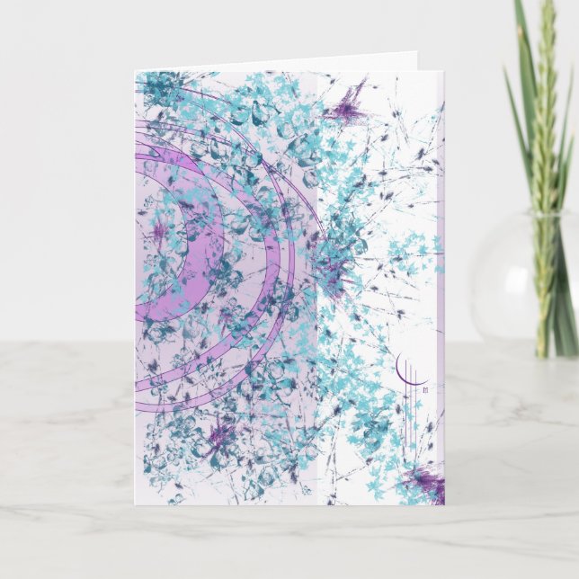 Tarjeta Anhelo por la primavera (Anverso)