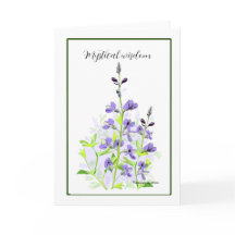 Tarjeta añil silvestre