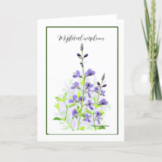 Tarjeta añil silvestre