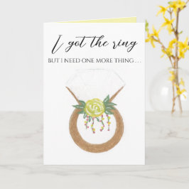 Tarjeta Anillo boda