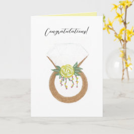 Tarjeta Anillo boda