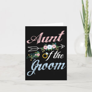 Tarjeta Anillo boda Y Flores Tocadas Del Sobrino Groom