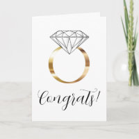 Anillo de Boda de Diamante de Oro Congrats