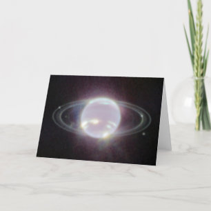 Tarjeta Anillos JWST del planeta Neptuno