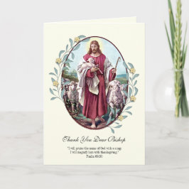 Tarjeta Animación de Jesús Good Shepherd Bishop