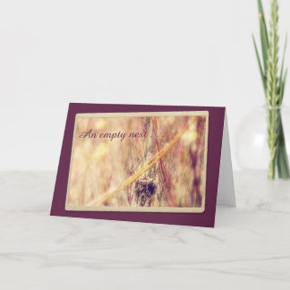 Tarjeta Animación de nido vacío