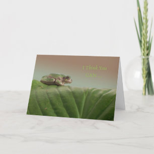 Tarjeta Animación De Rana De Árbol Creo Que Puedes