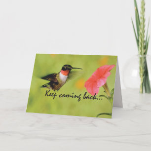 Tarjeta Animación para la recuperación de Hummingbird