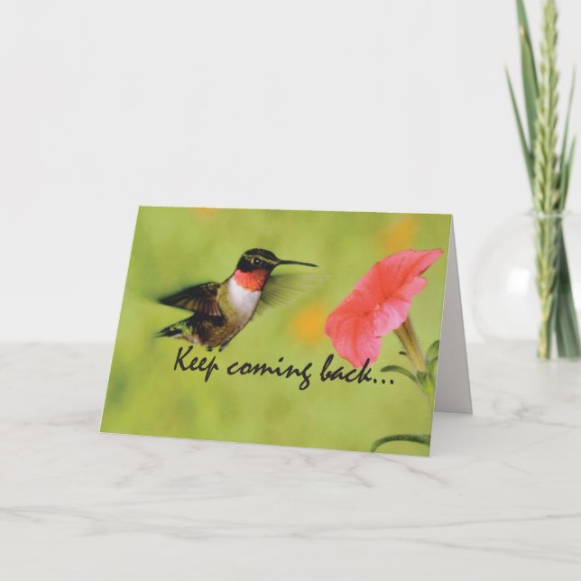 Tarjeta Animación para la recuperación de Hummingbird (Anverso)