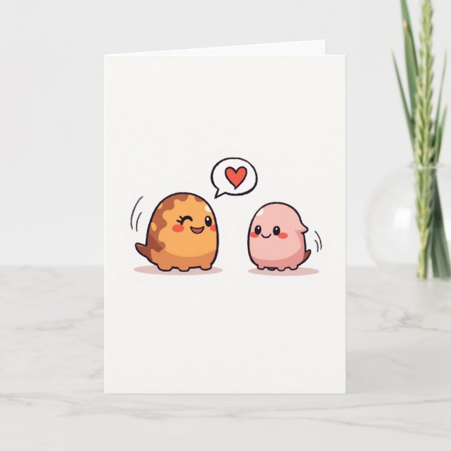 Tarjeta animada de amor de corazón rojo (Anverso)