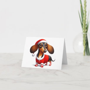 TARJETA ANIMADA DE NAVIDADES DE DACHSHUND