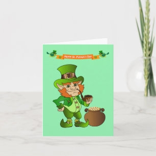 Tarjeta Animado San Patricio
