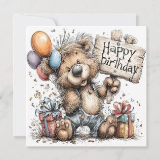 Tarjeta Animal caprichoso