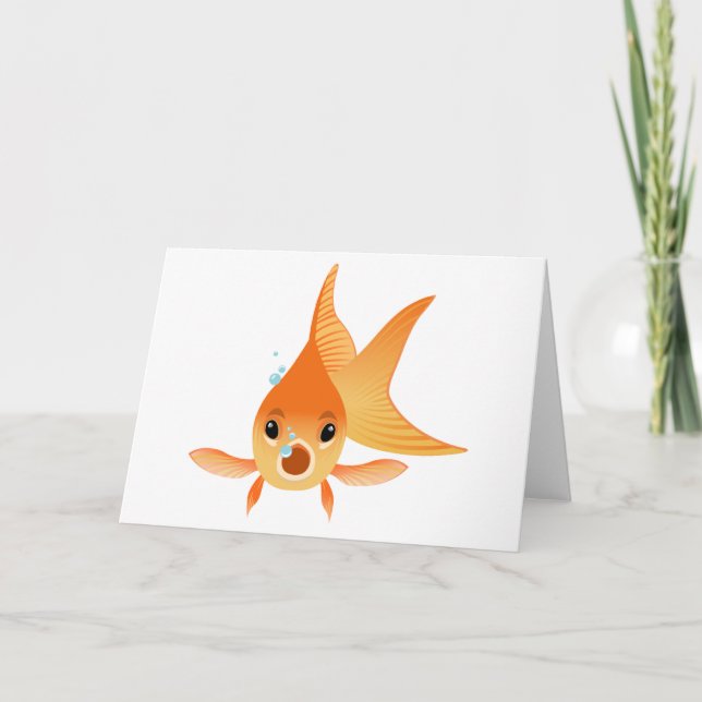 Tarjeta Animal de Goldfish (Anverso)