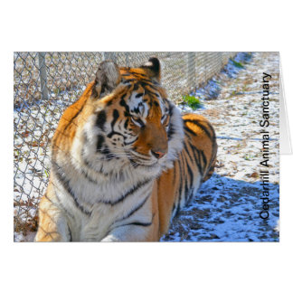 Tarjeta animal del santuario de Cedarhill