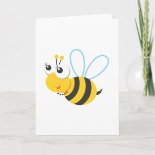 Tarjeta Animales - abeja