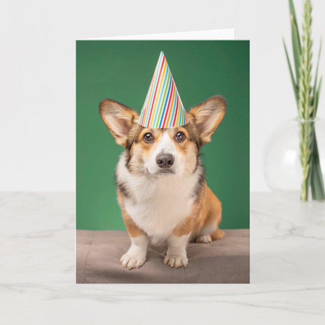 Tarjeta Animales Bebés más Lindos | Cachorro de cumpleaños (Anverso)