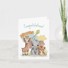 Animales Bebés Safari Shower Nuevo Bebé