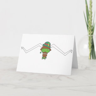 Tarjeta Animales con Actitud® Toro Solitario St Paddy's