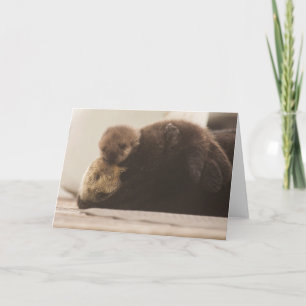 Tarjeta Animales de bebé más afectados Grupo de recién n