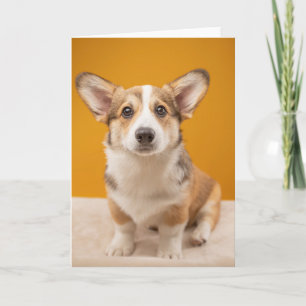 Tarjeta Animales de bebé más afectados Retrato de Corgi