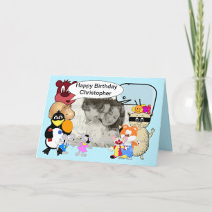 Tarjeta Animales graciosos y bonitos de personalizado en a