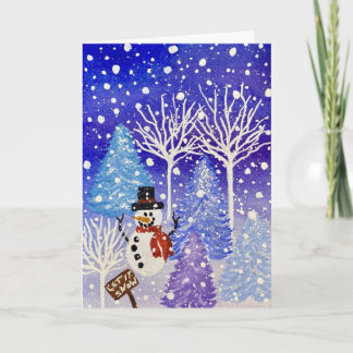 Tarjeta Anímame "Deja que nieve"