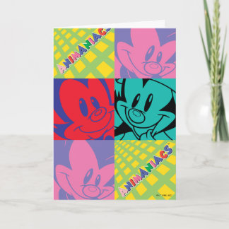 Tarjeta Animaniacs | Gráfico de arte pop de Warner Sibling