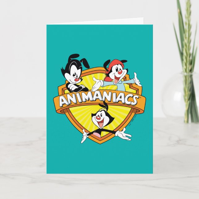 Tarjeta Animaniacs | Warner Brothers & Sister WB Shield (Anverso)