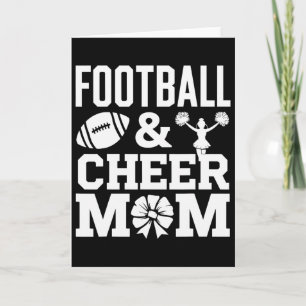 Tarjeta Animar a Fútbol Americano Madre de Porristas de Am