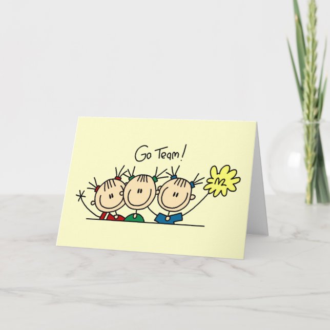 Tarjeta Animar las camisetas y los regalos del pelotón (Anverso)