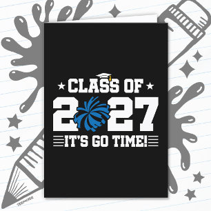 Tarjeta Animar Porristas Graduación Clase Superior de 2027