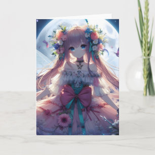 Tarjeta Anime Chica Flower Moon Fairy