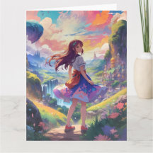 Anime Chica sobre Adventure Large