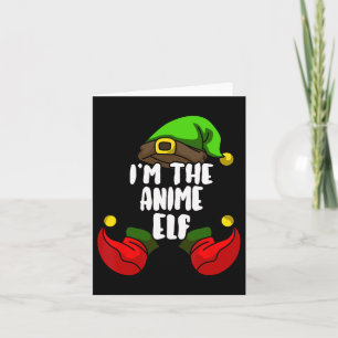 Tarjeta Anime Elf Mateo Grupo Familiar Navidades Fiesta Pa
