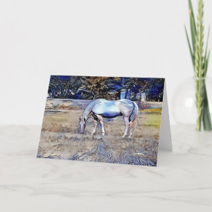 Tarjeta Anime Horse Art Card